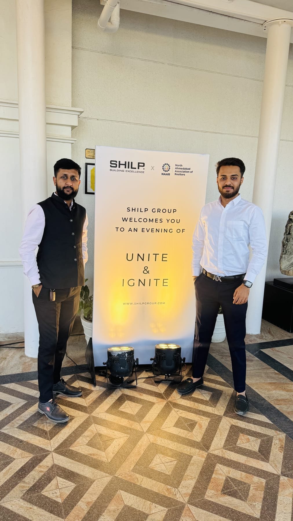 At the Shilp Unite event
